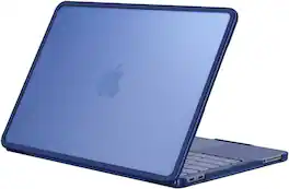 Fintie - Shockproof Case for MacBook Neo 13 Inch A3404 2026, Fingerprint Resistant, TPU Bumper, Hard Back Shell, Matte Cover - Indigo