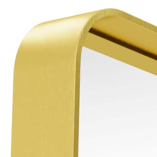 Cedar Assembly - Bathroom Mirror 20 X Matte Mirrors Tempered Glass Modern Farmhouse Wall Mounted For Decorative horizontal - Brushed Gold-30"L x 48"W