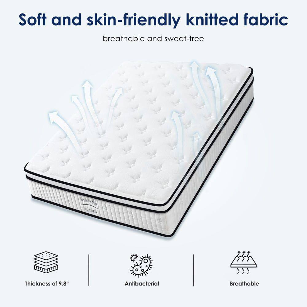 Soft and skin-friendly knitted fabric  
breathable and sweat-free  

Thickness of 9.8"  
Antibacterial  
Breathable