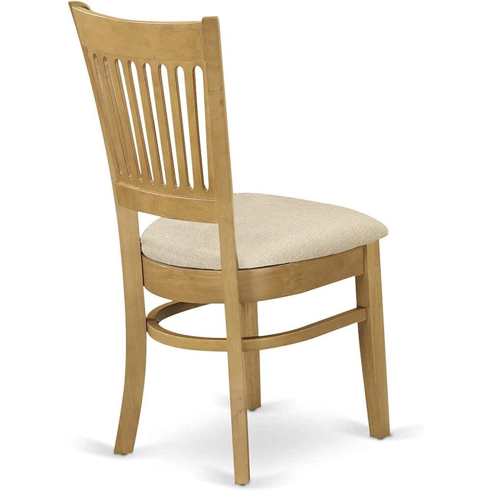 Alt View 4. FurniFact - Solid Wood Drop Leaf Kitchen Table and Chairs for Small Dining Spaces - Oak.