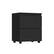 Left. FUFU & GAGA - FUFU&GAGA 2 - Drawer Nightstand: Minimalist Bedroom Storage Solution - Black.
