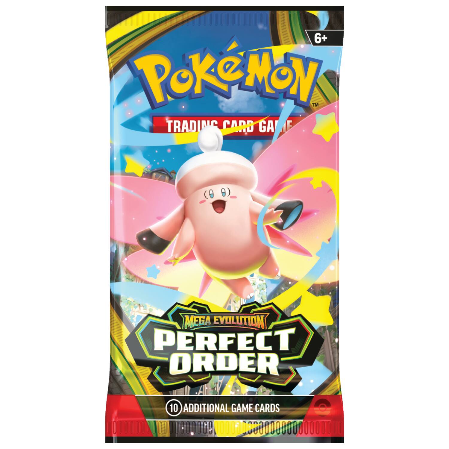 6+ Pokémon™ Trading Card Game Mega Evolution Perfect Order 10 Additional Game Cards  
010 10000000000 0000000000000001 10
