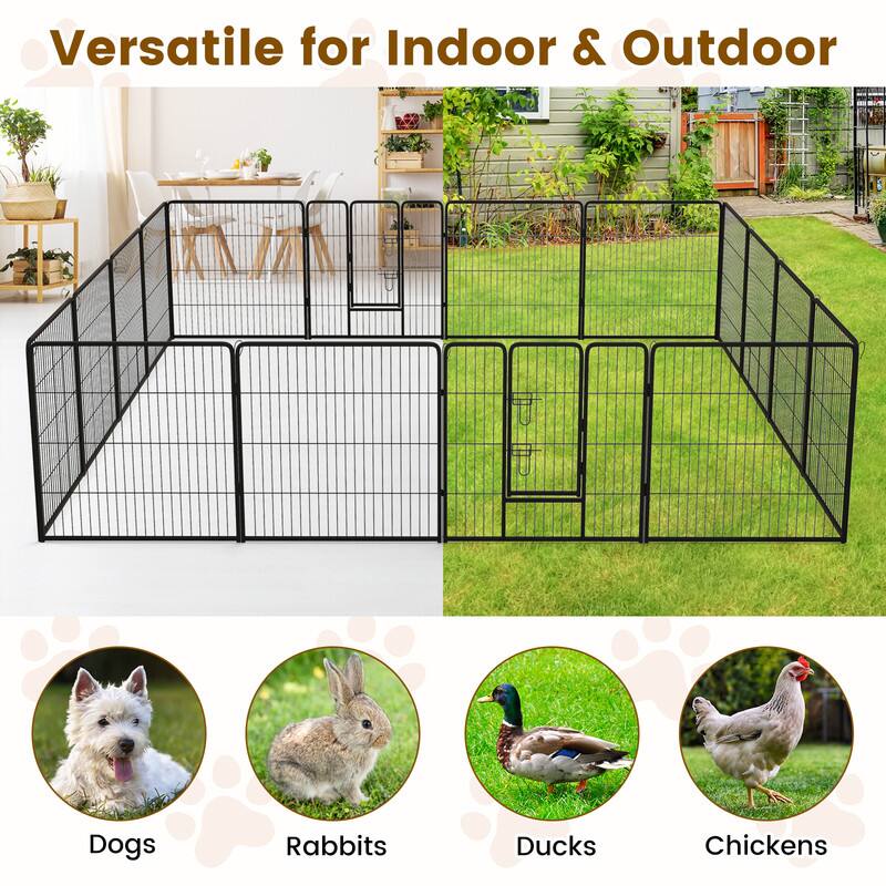 Versatile for Indoor & Outdoor

Dogs
Rabbits
Ducks
Chickens