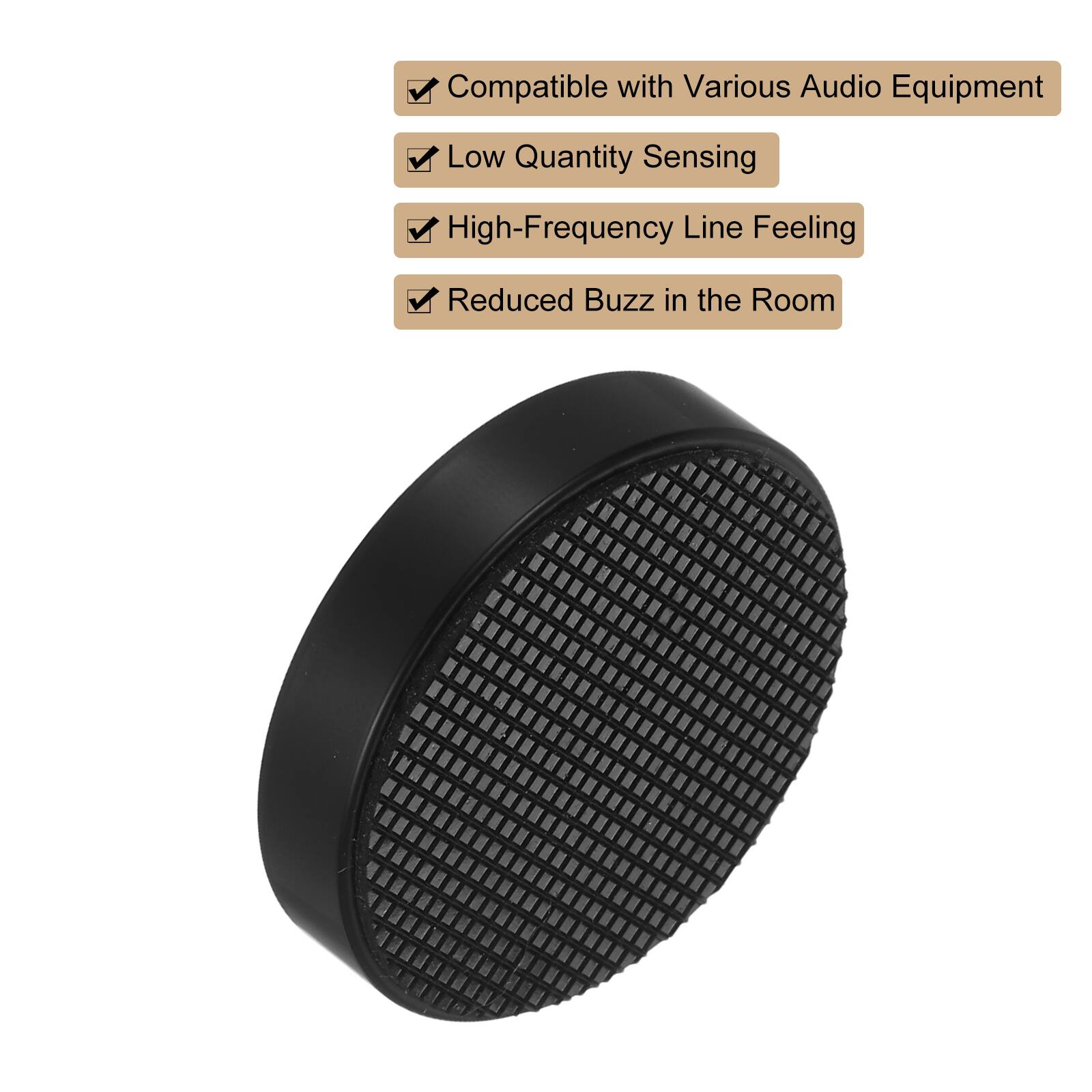 Compatible with Various Audio Equipment  
Low Quantity Sensing  
High-Frequency Line Feeling  
Reduced Buzz in the Room