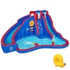 18' x 16' x 8' Climbing Wall Fun with 2 Slides