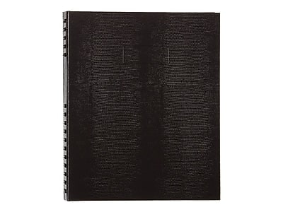 Blueline - NotePro 1-Subject Professional Notebooks, 8.5" x 10.75", College Ruled, 150 Sheets - Black