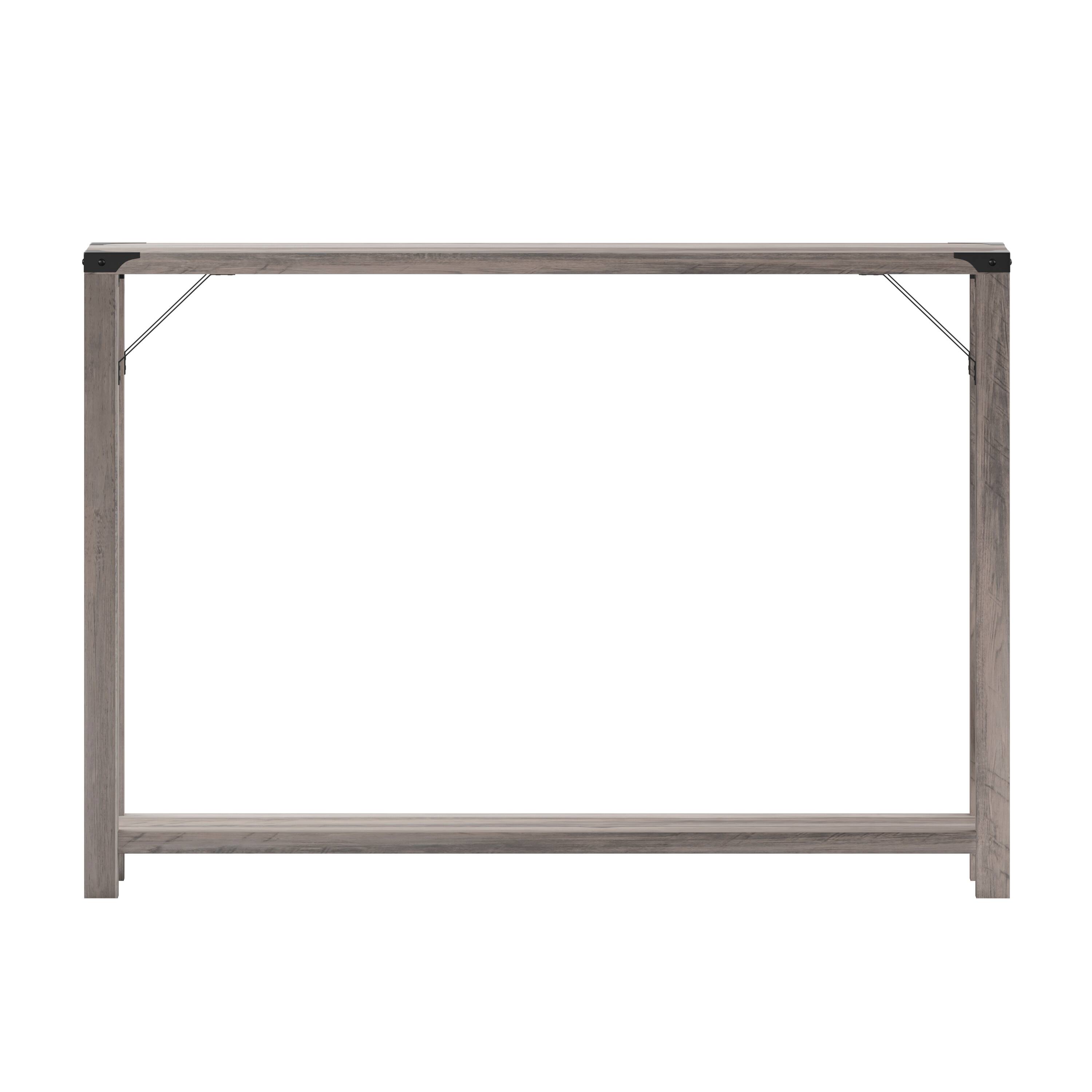Alt View 9. Emma + Oliver - Marella Engineered Wood Modern Farmhouse Entryway Console Table with Metal Accents - Gray Wash.