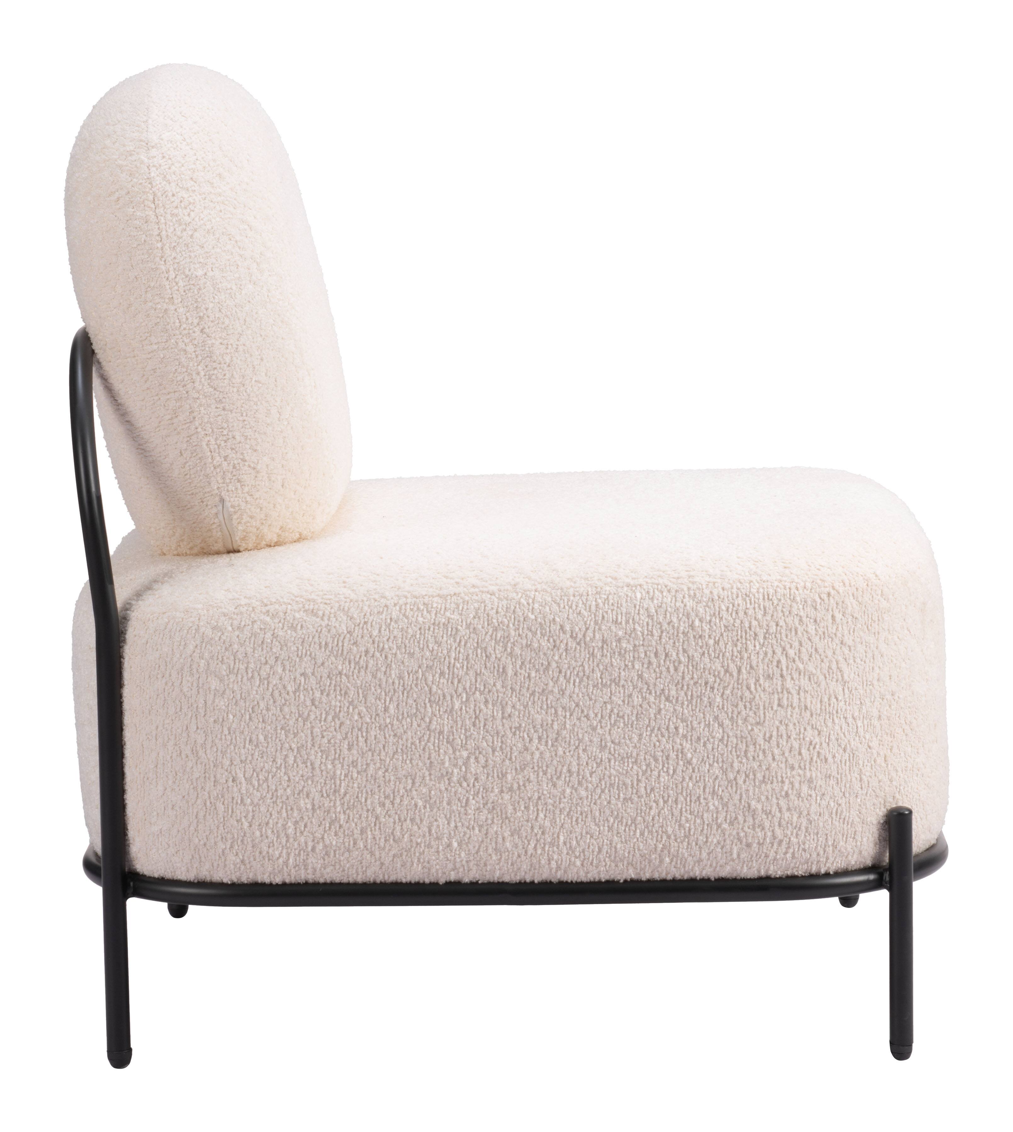 Back. Hivvago - Arendal Accent Chair Vanilla - Vanilla.