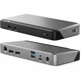 Alogic - USB-C Dock triple display docking station with 100W power delivery, DP Alt Mode - Triple display docking station