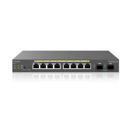 Engenius - Fit EWS2910FP-FIT 8-Port Gigabit PoE+ Managed Switch - 110W Power Budget, Cloud Management, Layer 2+ Features f - metal