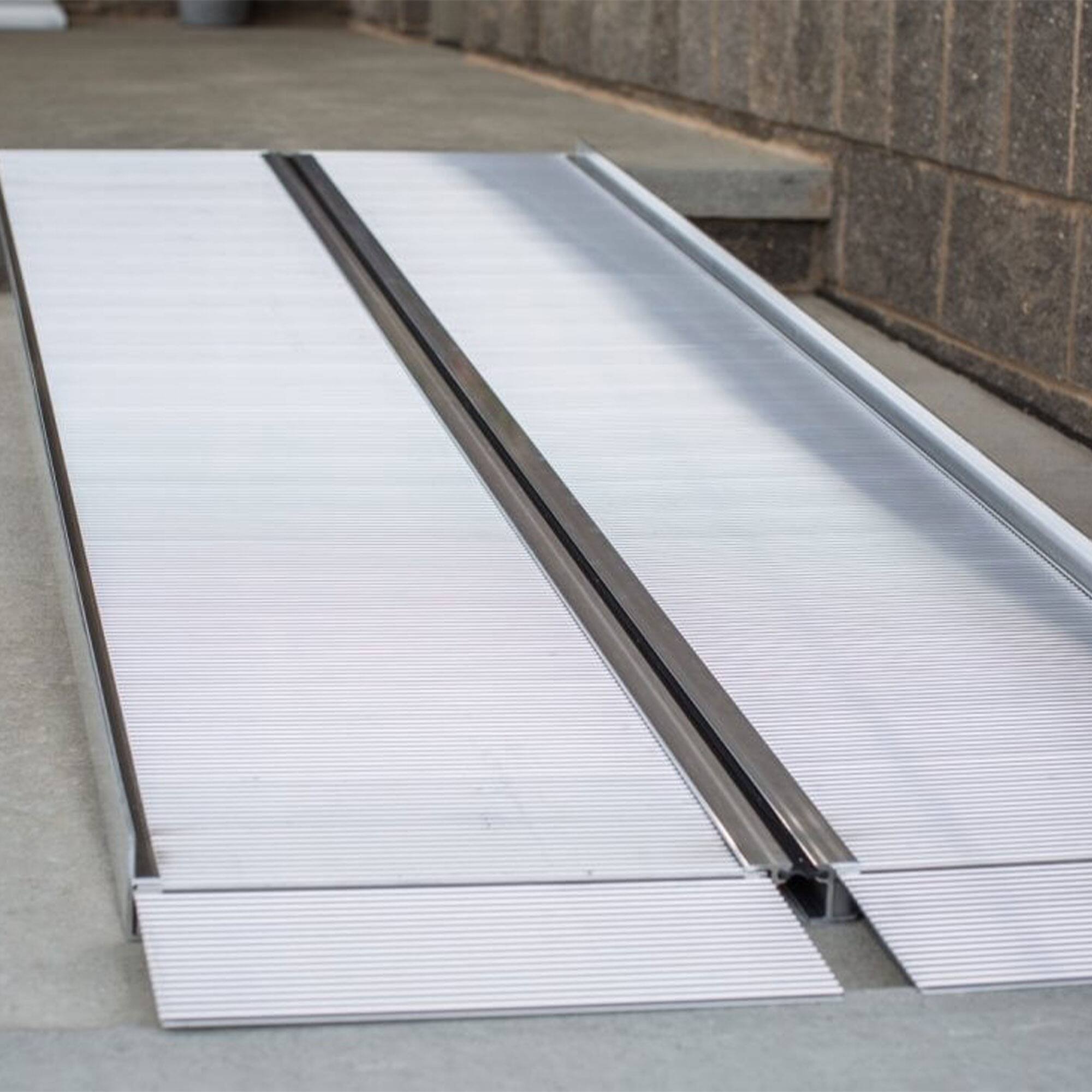 Alt View 5. EZ-ACCESS - EZ-ACCESS SUITCASE 7’ x 30" Portable Singlefold Ramp Suited for Minivans & SUVs - Gray.