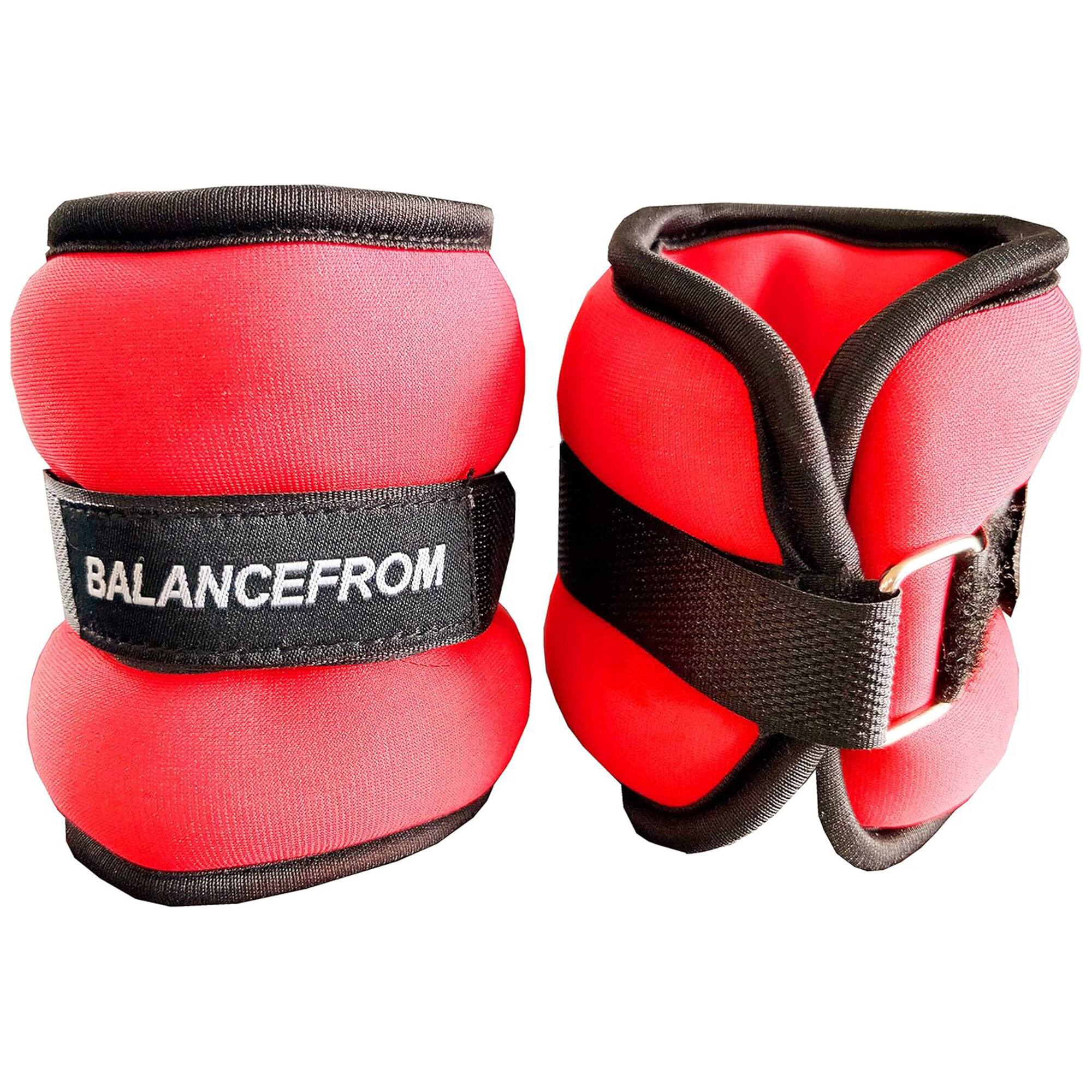 Alt View 10. BalanceFrom Fitness - BalanceFrom Fitness Fully Adjustable Ankle, Wrist, Arm, Leg Weights, 10-lb Pair - 5 lbs Pair.
