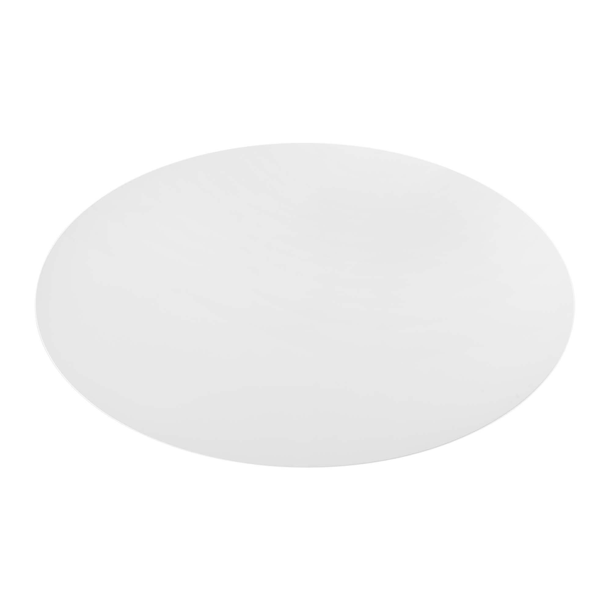 Back. Modway - Lippa 78" Oval Wood Dining Table by Modway - White.