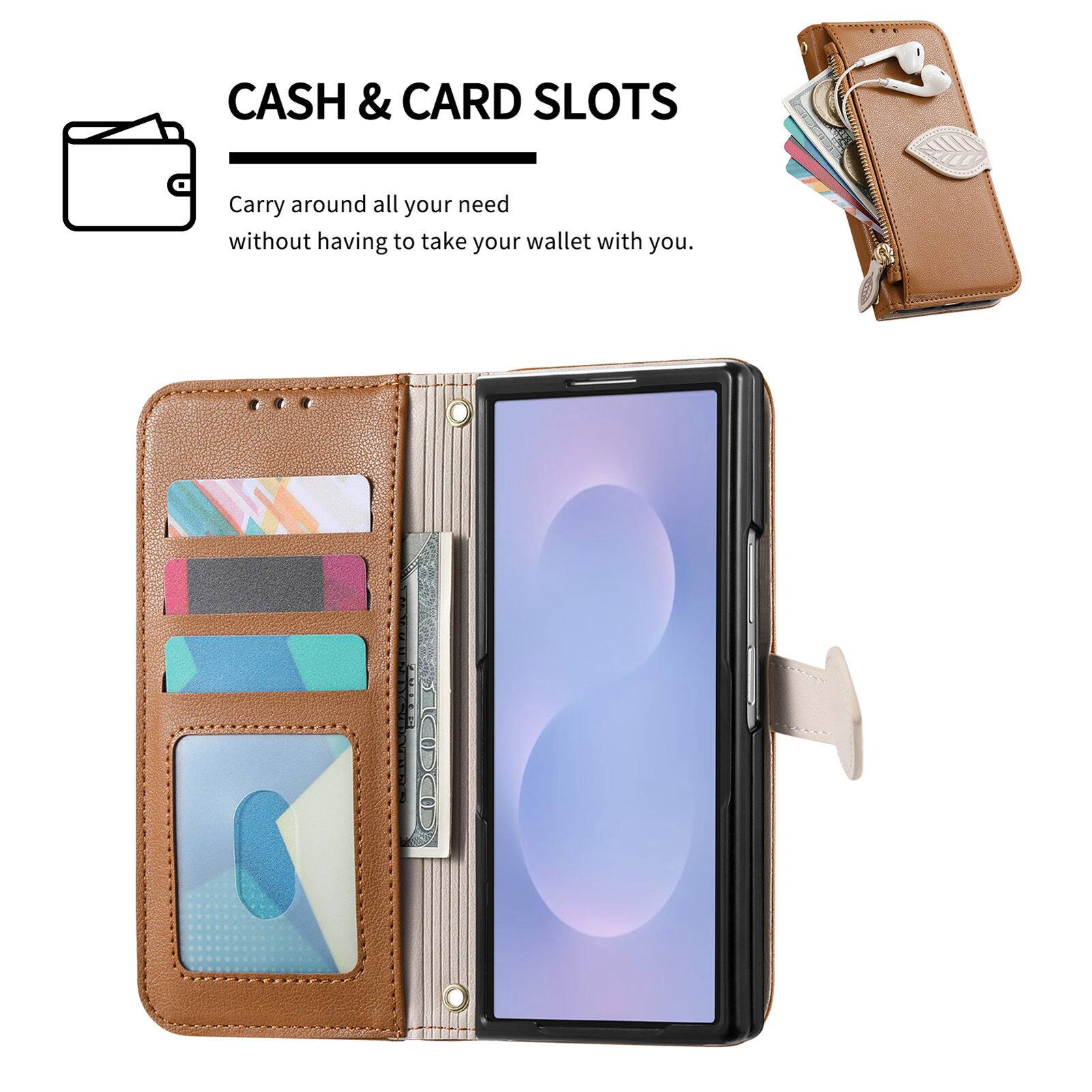 CASH & CARD SLOTS  
Carry around all your need without having to take your wallet with you.