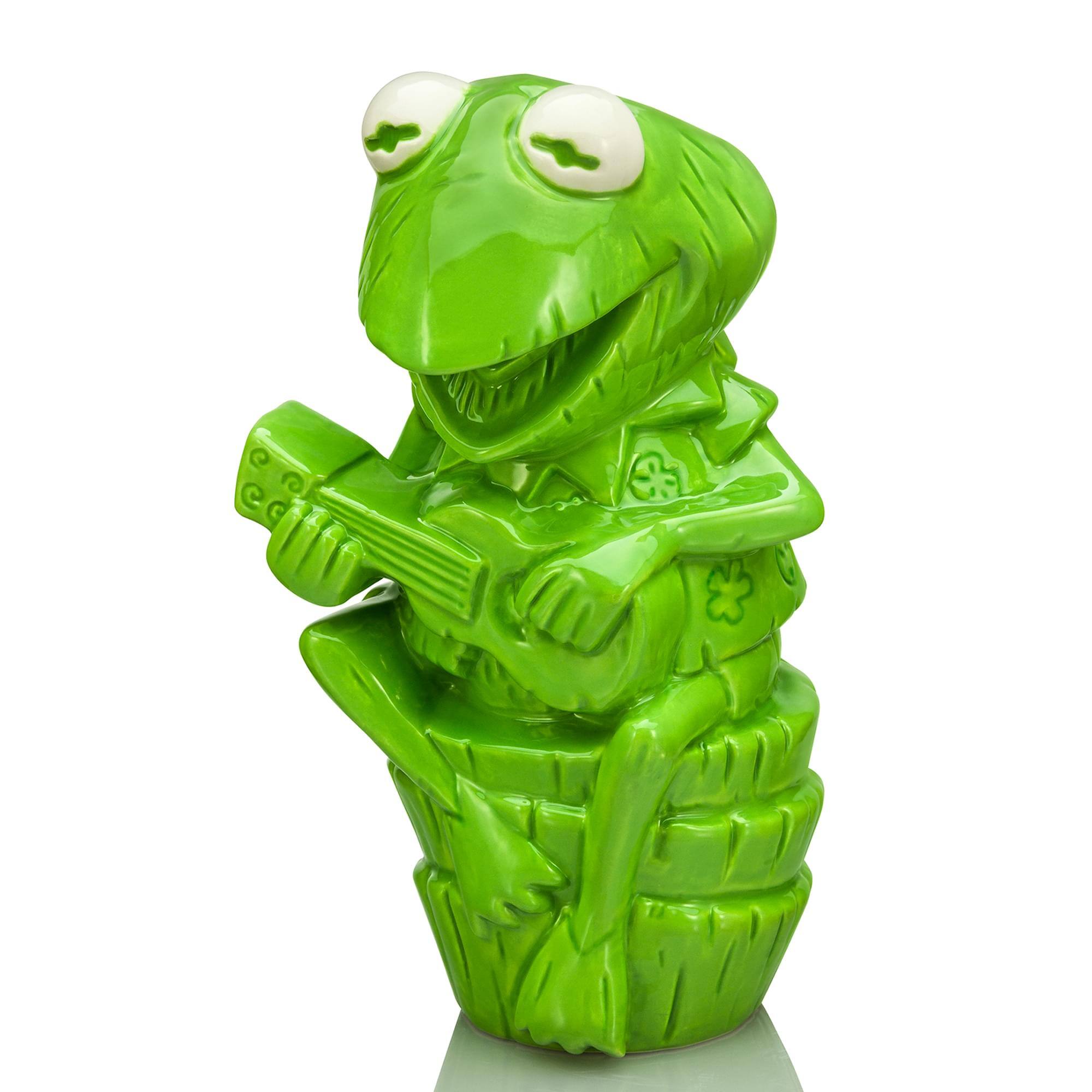 Alt View 1. ThinkGeek - Geeki Tikis The Muppets Kermit the Frog Ceramic Mug | Holds 16 Ounces - Green.