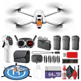 Antigravity - A1 Explorer Bundle Drone 8K 360 Camera 3 Batteries (DE001-02) + 64GB Card + Landing Pad + More (28pc Kit)
