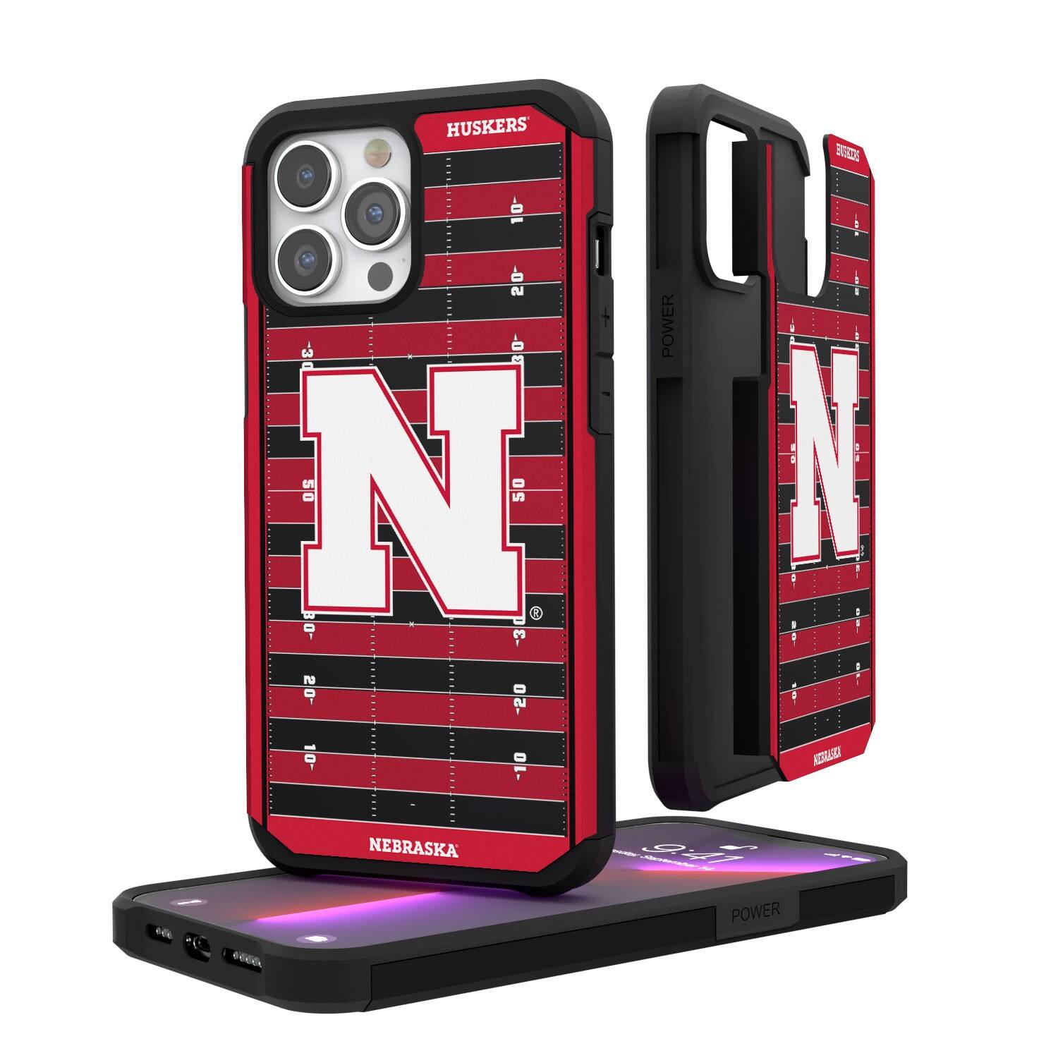 Keyscaper - NCAA - Nebraska Huskers Logo Field iPhone Rugged Case - 13 Pro - Multicolor price history on PriceWatchPro
