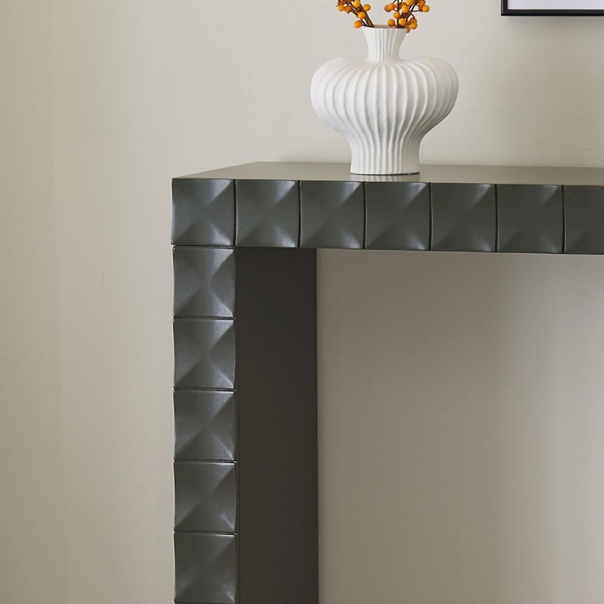 Alt View 1. Kings Brand Furniture - Kings Brand Furniture Turlock Wooden Console Table , Minimalist Sofa Table, Side Table, Entryway Table and Display Table - Caviar.