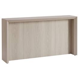 Hudson&Canal - Piedmont 56" Wide Rectangular Fluted Console Table - White