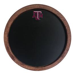 The Fan-Brand - Texas A&M Aggies 20.25'' Round Chalkboard Faux Barrel Top Sign - Multicolor