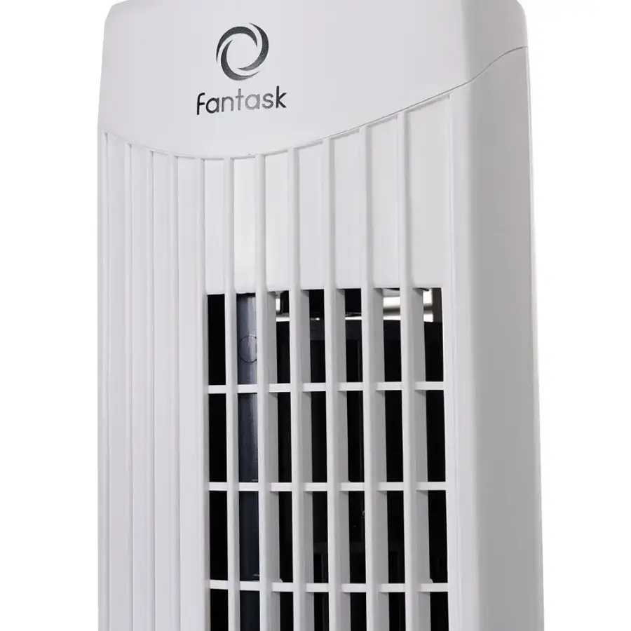 Alt View 15. Costway - Fantask 35W 28''Oscillating Tower Fan 3 Wind Speed Quiet Bladeless Cooling Room - White.