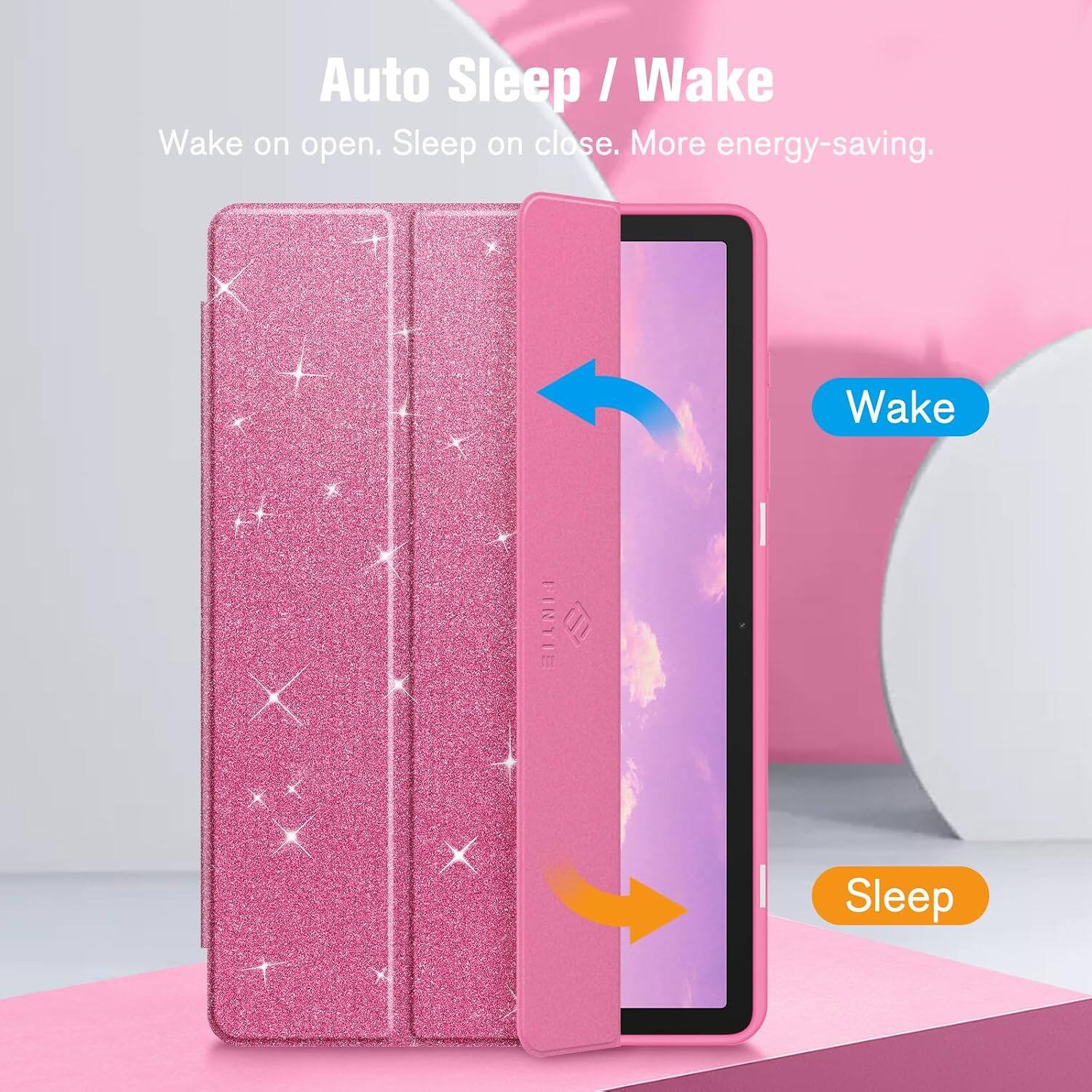 Auto Sleep / Wake  
Wake on open. Sleep on close. More energy-saving.