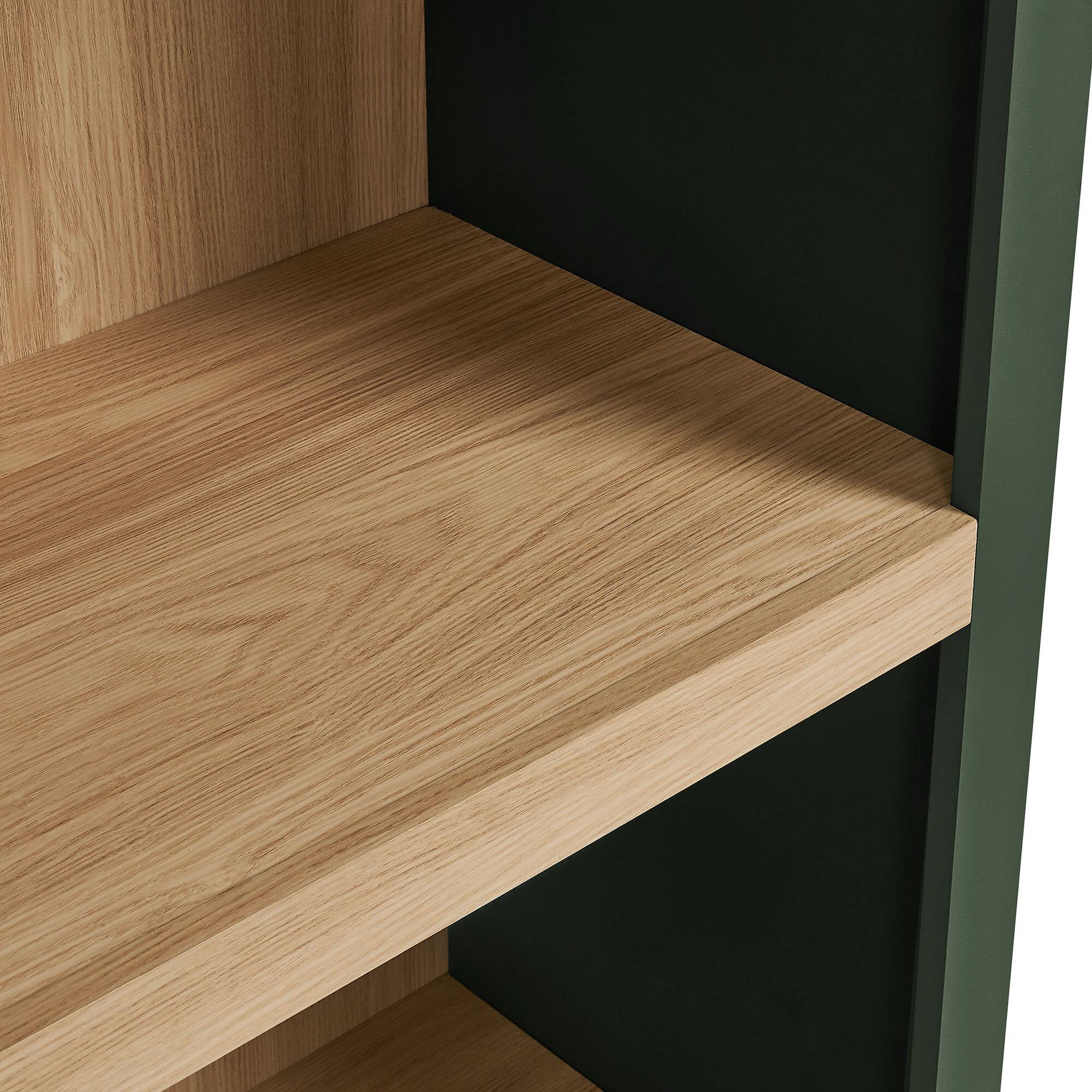 Alt View 4. Modway - Caleb 4 Arched Display Shelf Bookcase by Modway - Hunter Green.