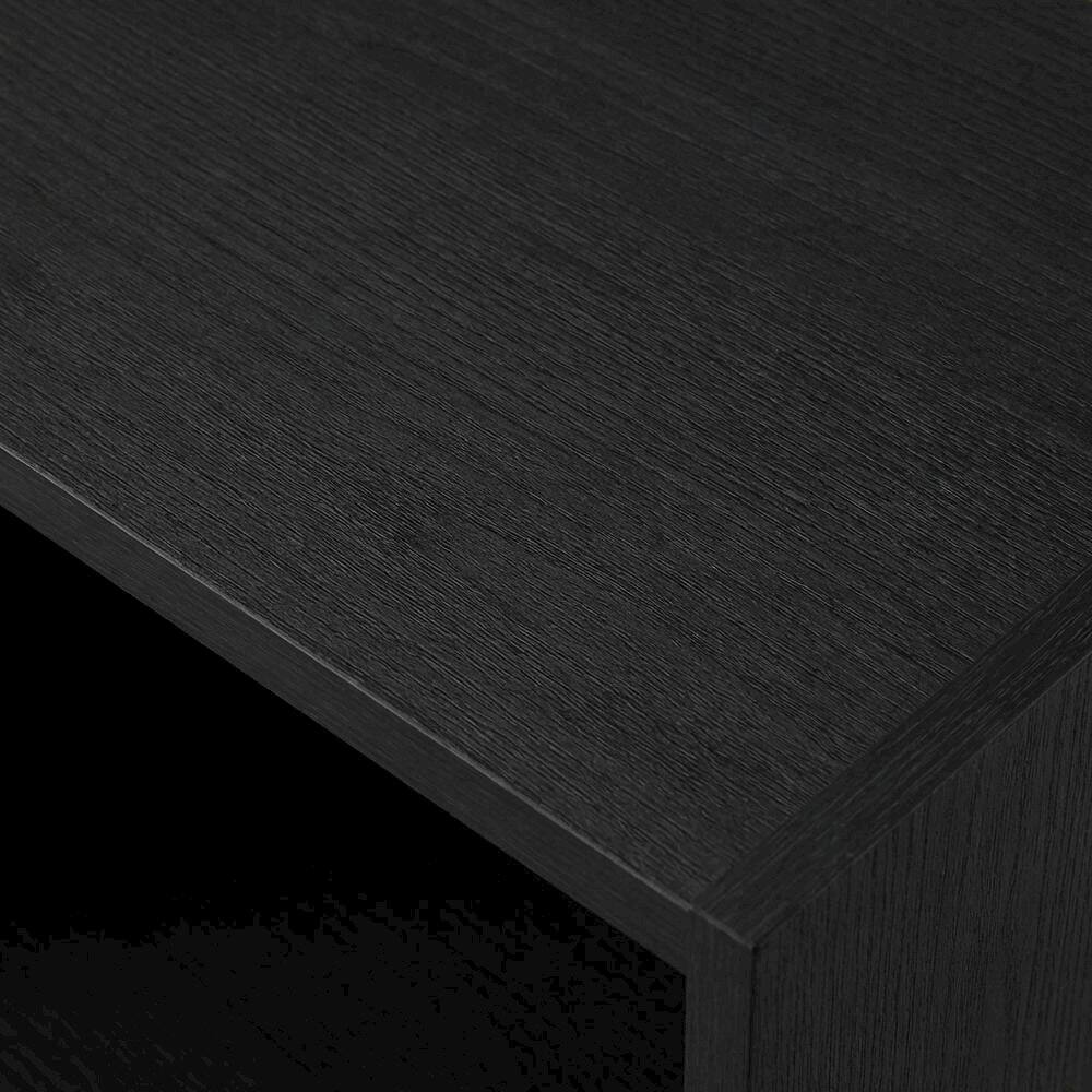 Alt View 1. FurniFact - 3-Tier Open Shelf Bookcase with Sturdy Engineered Wood Design - Blackwood.
