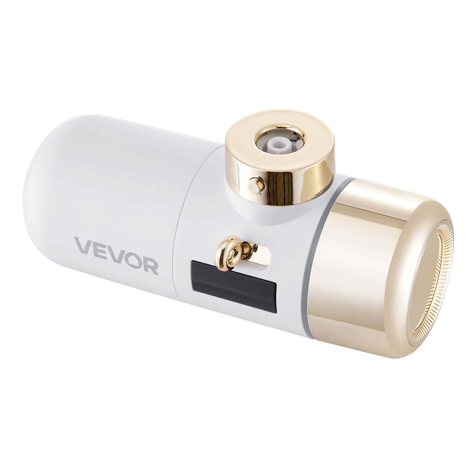 Alt View 5. VEVOR - Skincare Water Filter, Faucet Mount Water Filters with Micro-nano Bubble for Skin, Sink Tap Purifier, Removes Chlorine - White + Gold.