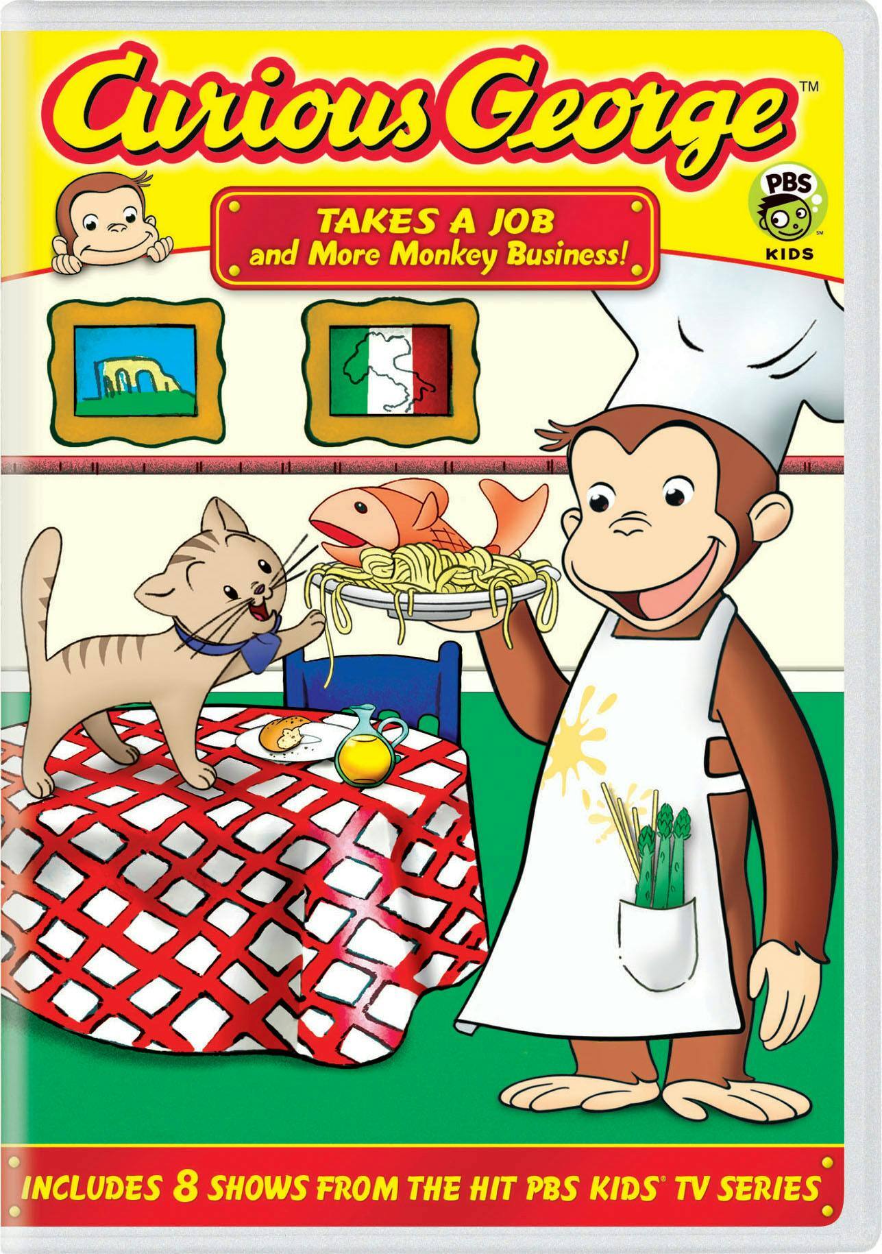 Front. Curious George: Takes a Job and More Monkey Business [DVD].