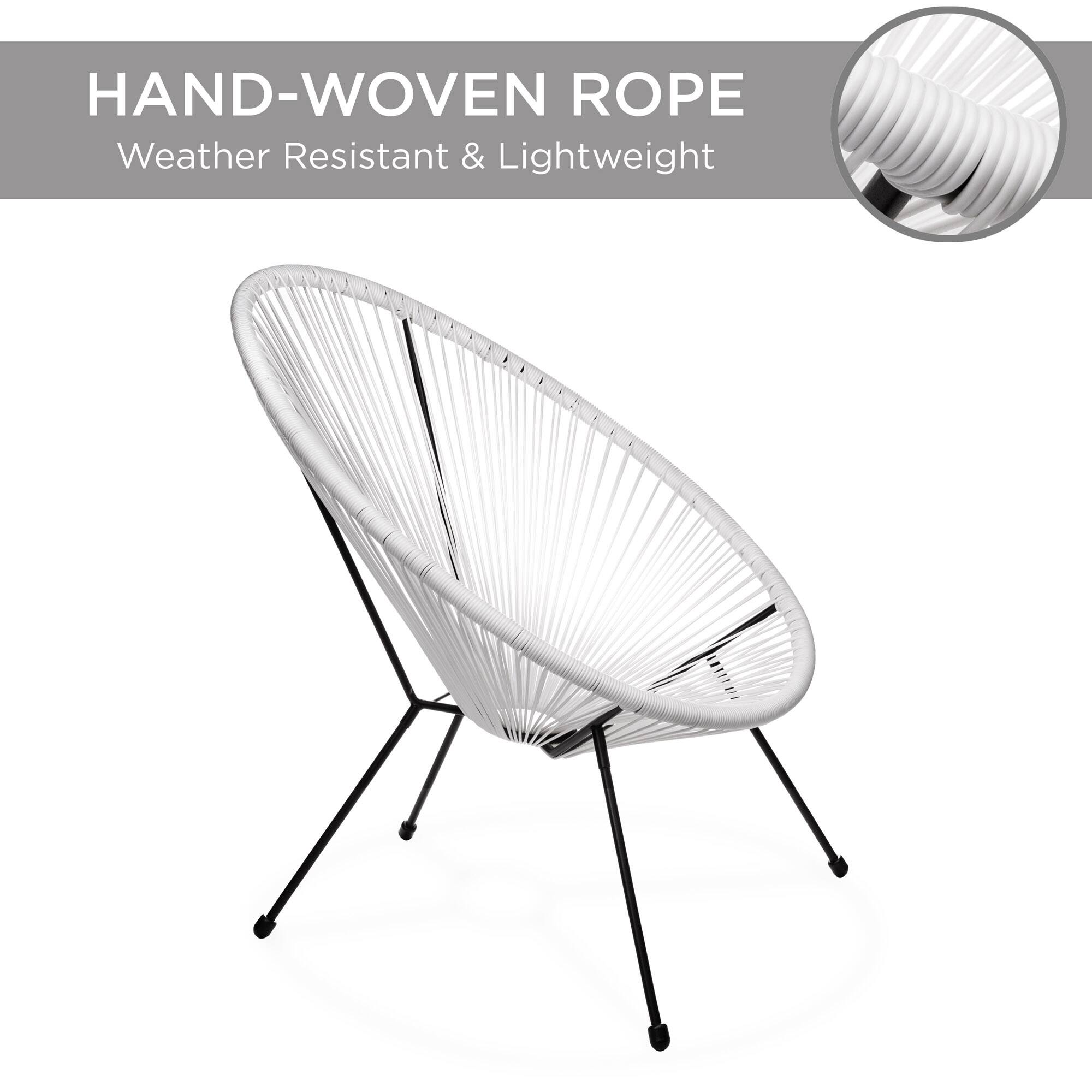 HAND-WOVEN ROPE  
Weather Resistant & Lightweight