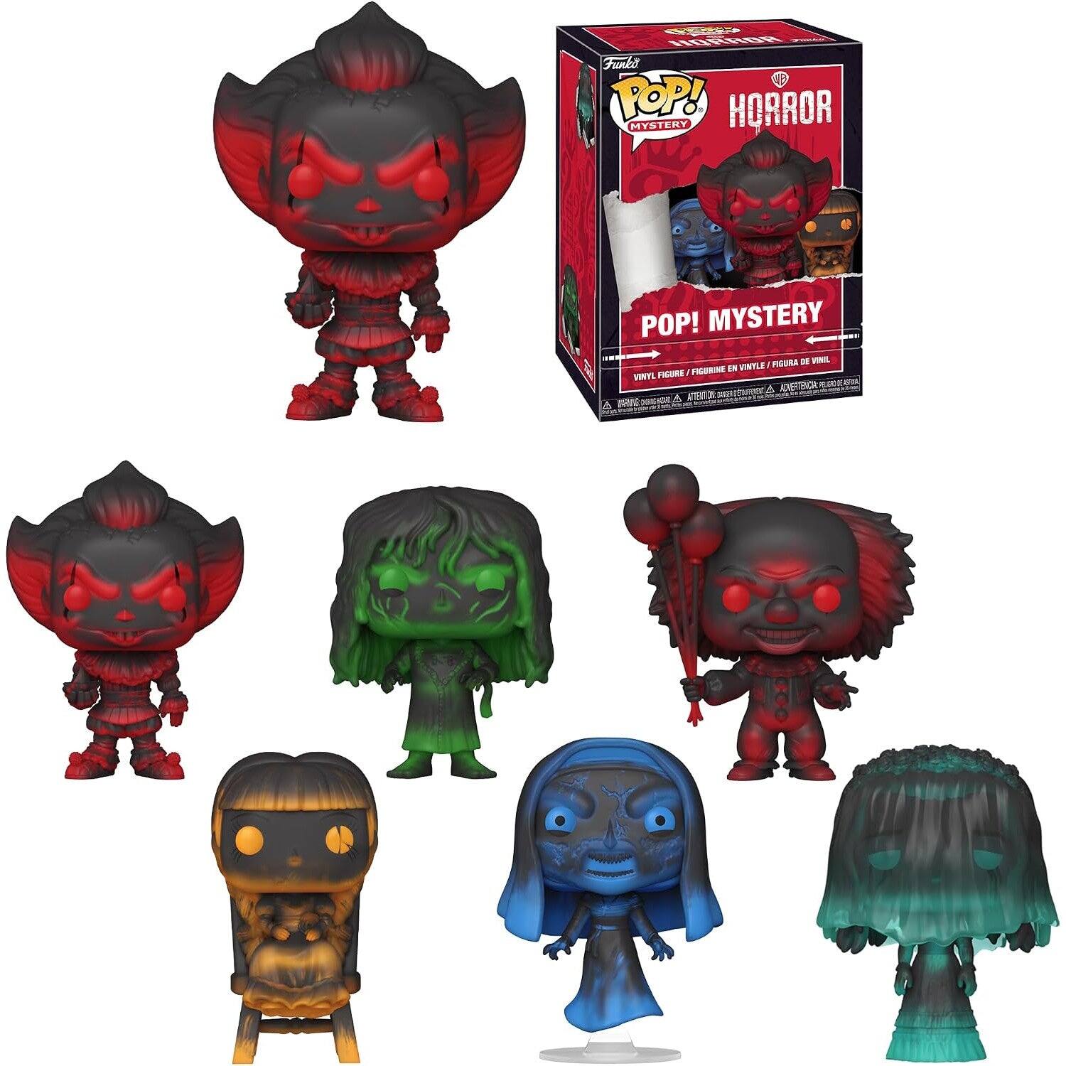 HORROR Funkit AB POP! HORROR MYSTERY  
POP! MYSTERY FIGURA DE VINIL FIGURINE EN VINYLE FIGURE 1 JONYL MANGAMER  
ADVERTENCIA: powere A ATTENTION MARNING