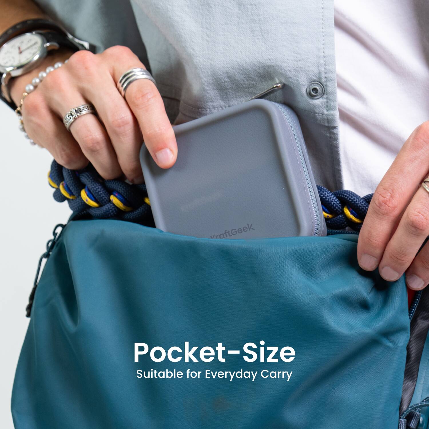 raftGeek  
Pocket-Size  
Suitable for Everyday Carry