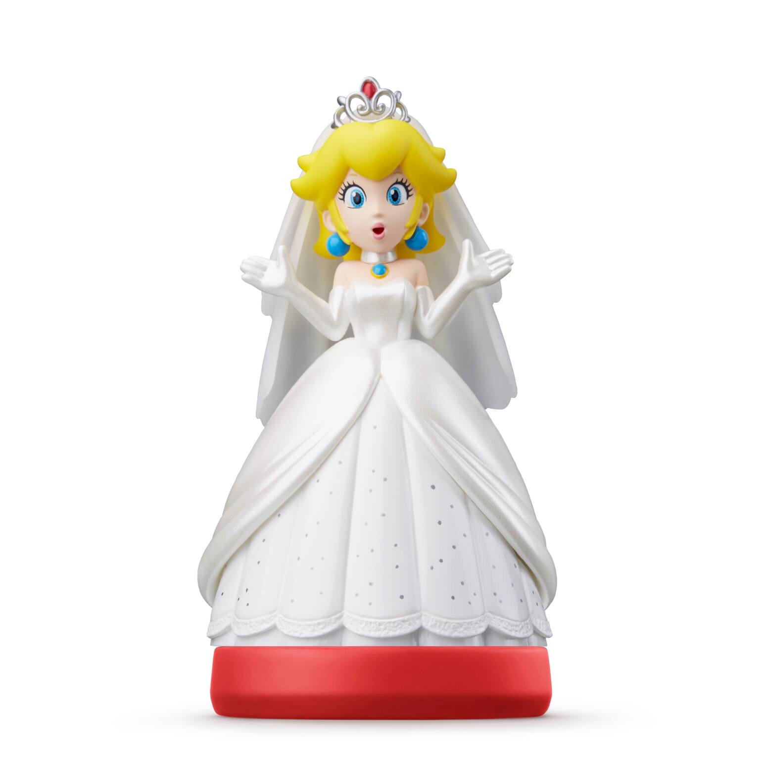 Alt View 11. Nintendo - amiibo Peach - (Wedding Outfit) - Super Mario Odyssey Series - Multi.