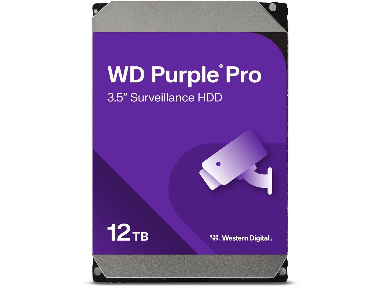 WD Purple Pro  
3.5" Surveillance HDD  
12 TB  
Western Digital