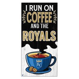 Fan Creations - Kansas City Royals 6" x 12" Coffee Wall Art - Multicolor