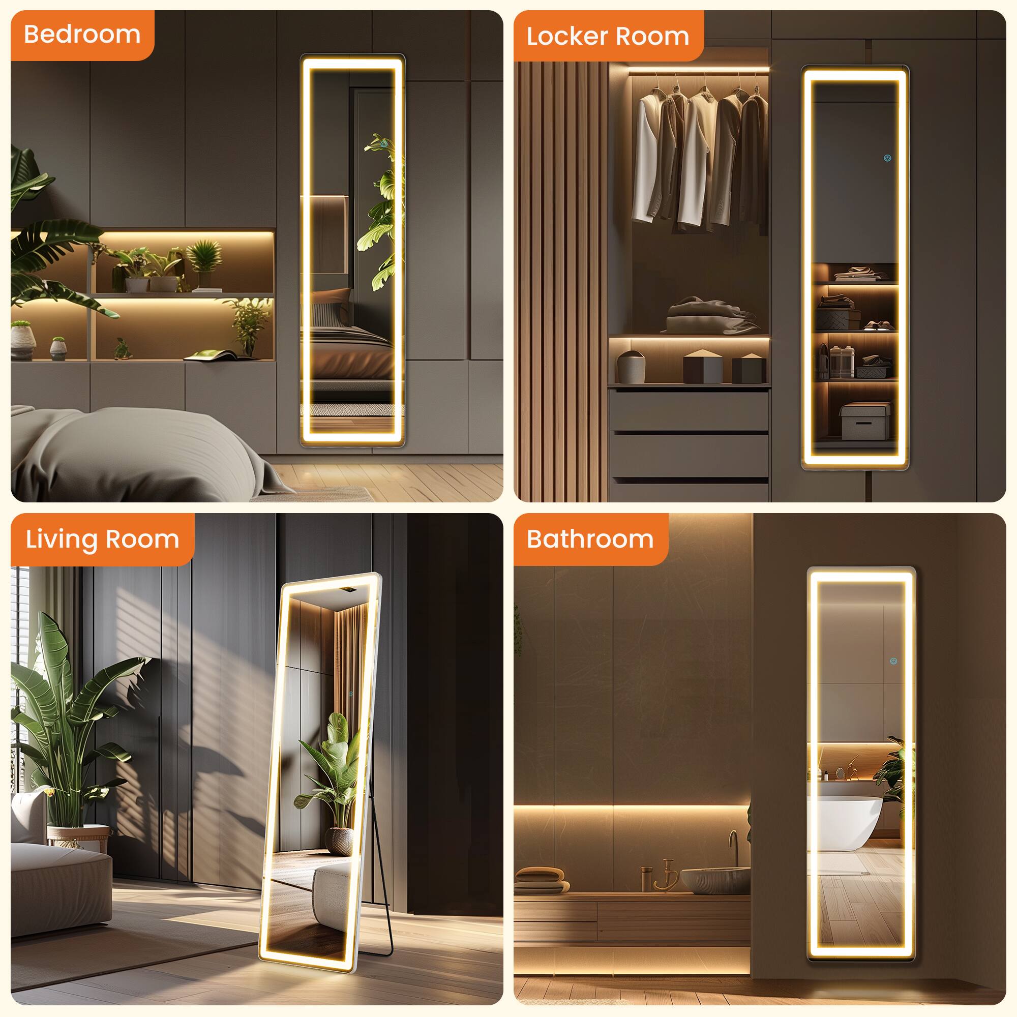 - Bedroom
- Locker Room
- Living Room
- Bathroom