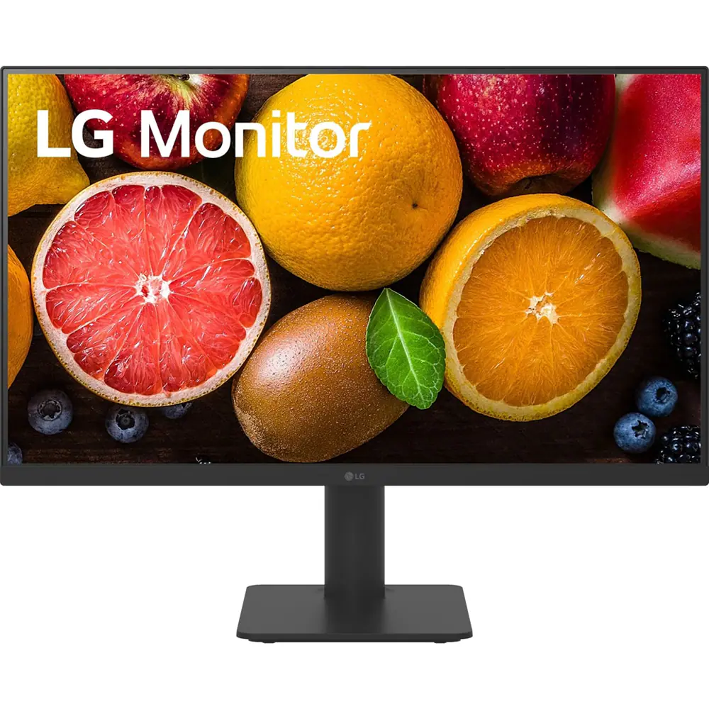 Front. LG - 27" IPS Gaming Monitor 27MS570B-B - Black.