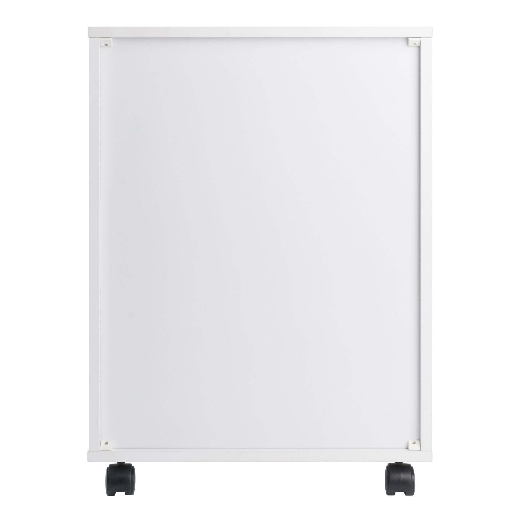 Alt View 4. Winsome Wood - Halifax 5-Drawer Mobile Cabinet - White.