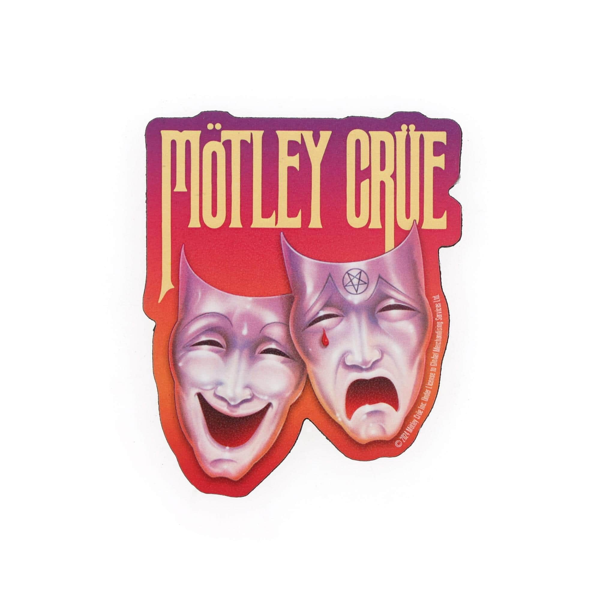 NMR Distribution - Motley Crue Theater of Pain Funky Chunky Magnet - Multi-Colored