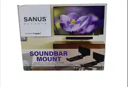Sanus - Soundbar Mount - Black
