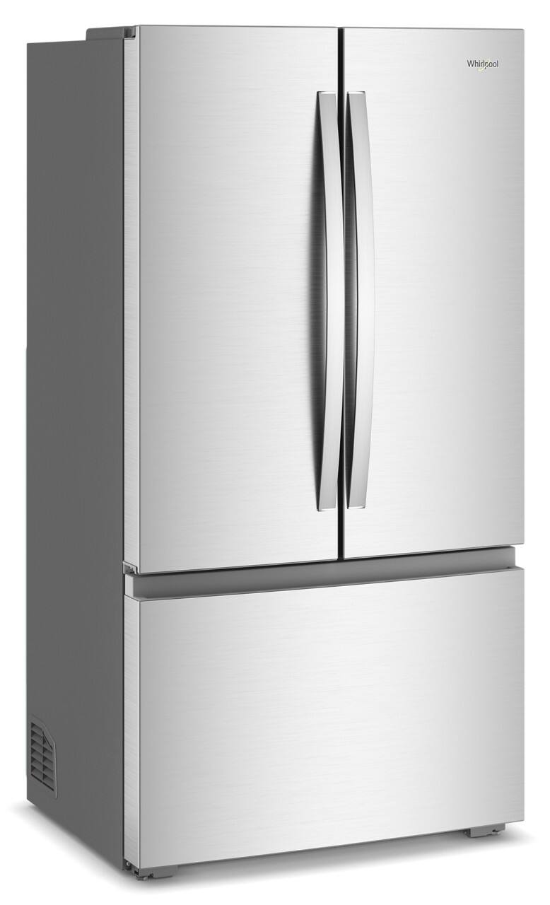 Alt View 8. Whirlpool - 36 in. Wide 24 cu. ft. 3-Door French Door Counter Depth Refrigerator - Fingerprint-Resistant Stainless Finish.