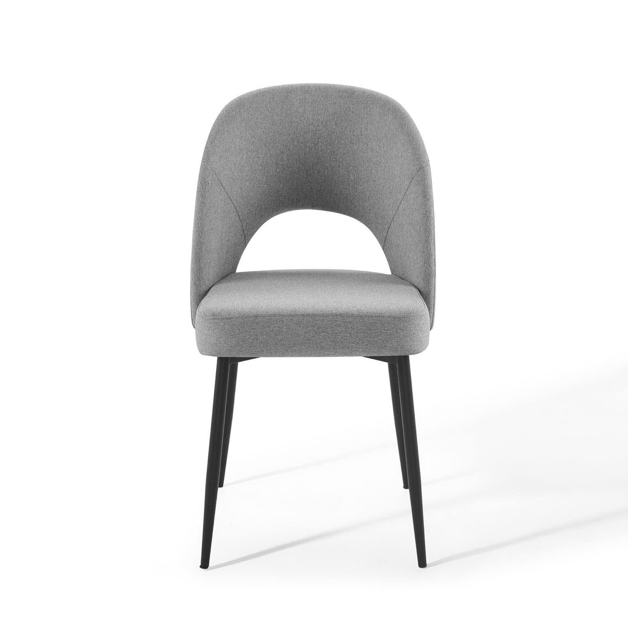 Alt View 1. Modway - Rouse Upholstered Fabric Dining Side Chair by Modway - Gray.