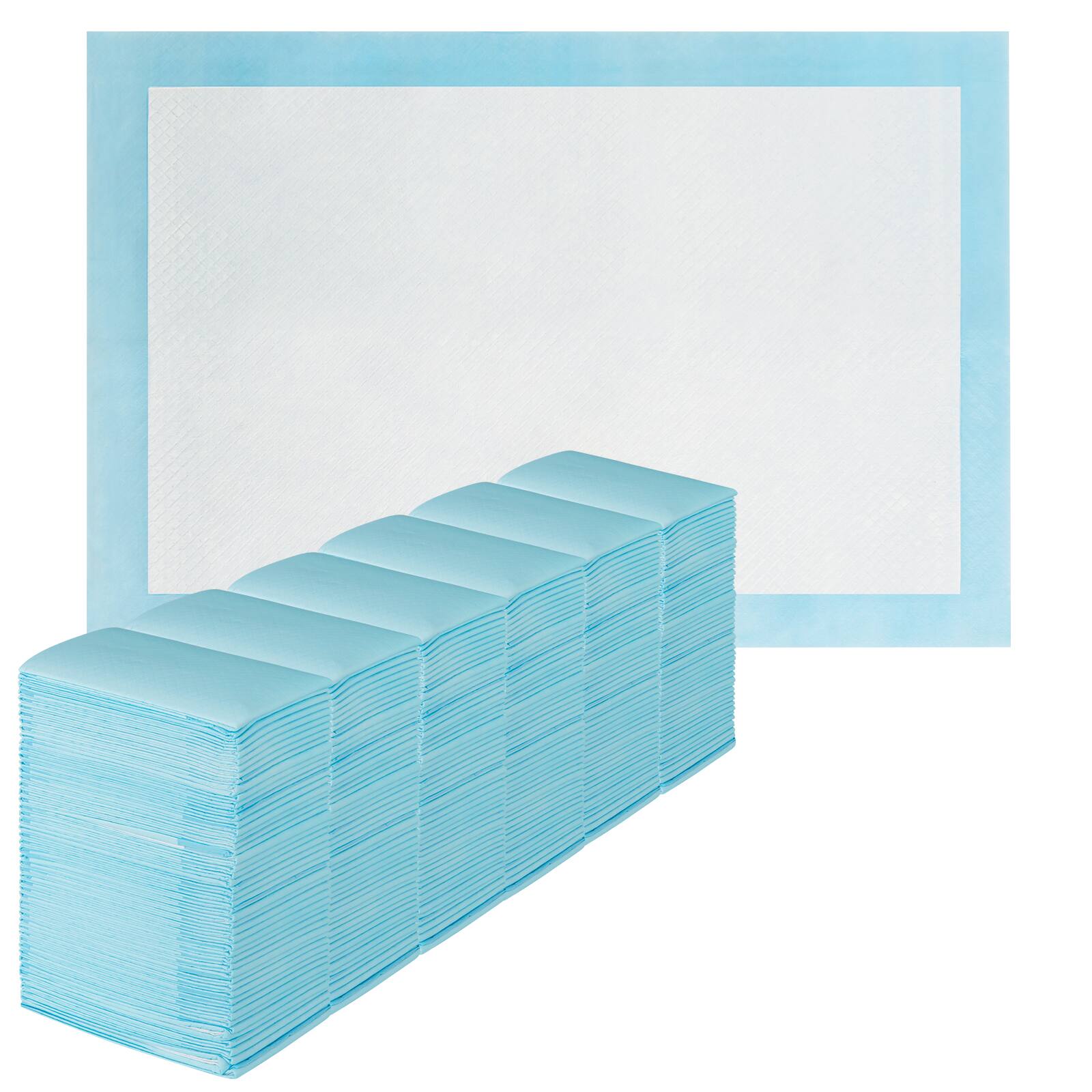 Alt View 9. Gymax - Gymax 24''x 17''(300 Counts) Dog Potty Training Pads Puppy Pee Pads w/ Quick-Drying - Blue.