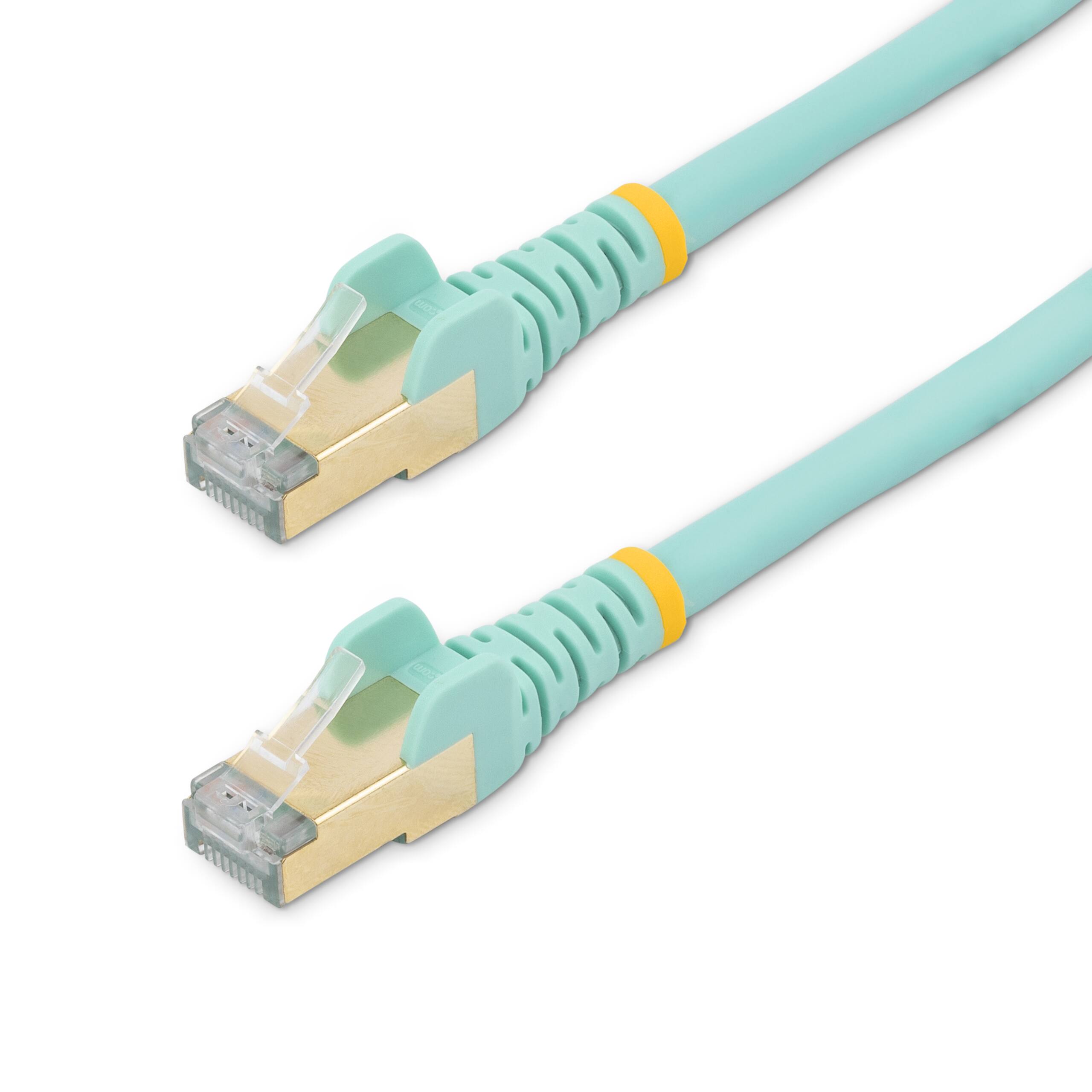 StarTech.com 35ft CAT6a Ethernet Cable 10 Gigabit Shielded Snagless ...