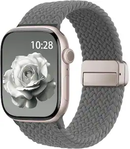 Core Tech - Braided Stretchy Magnetic Watch Band for Apple Watch 38/40/41/42mm - Clay