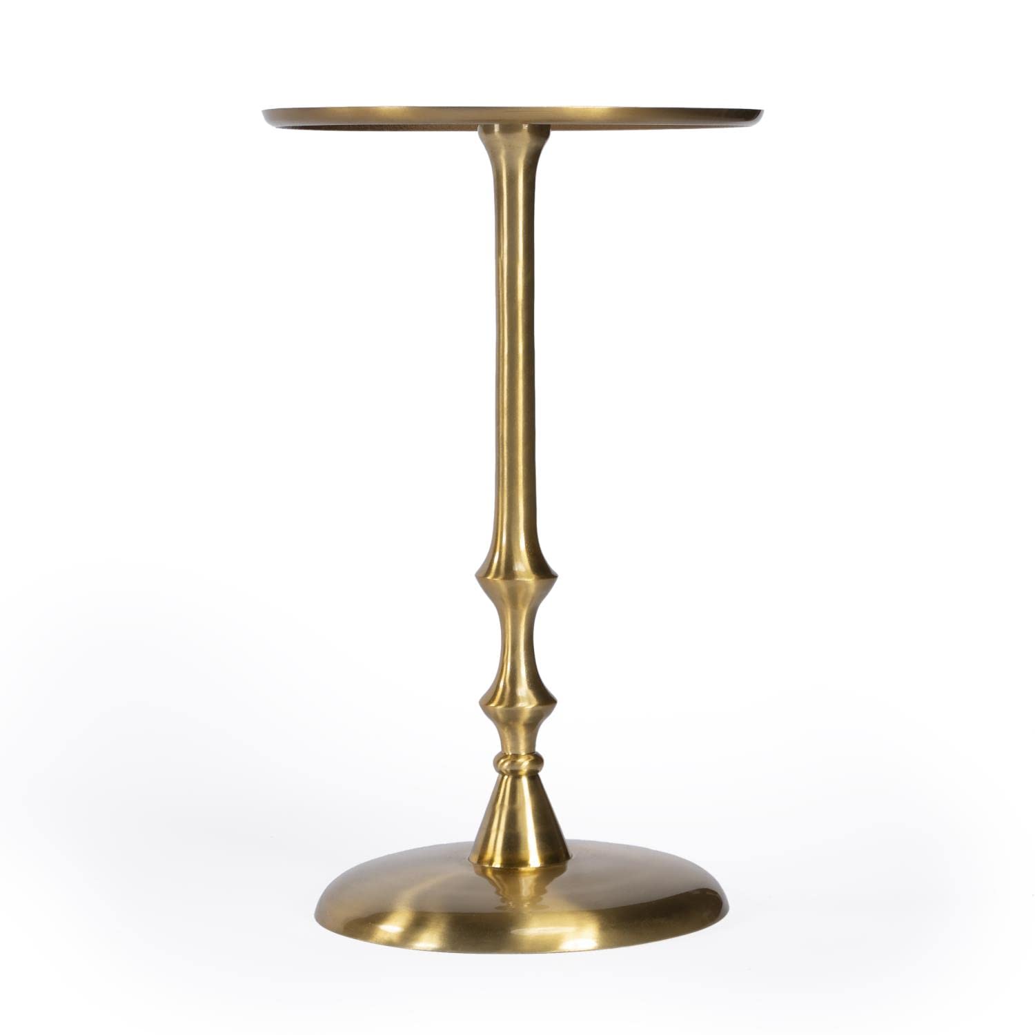 Left. Butler Specialty - Givanna Metal Side Table - Gold.
