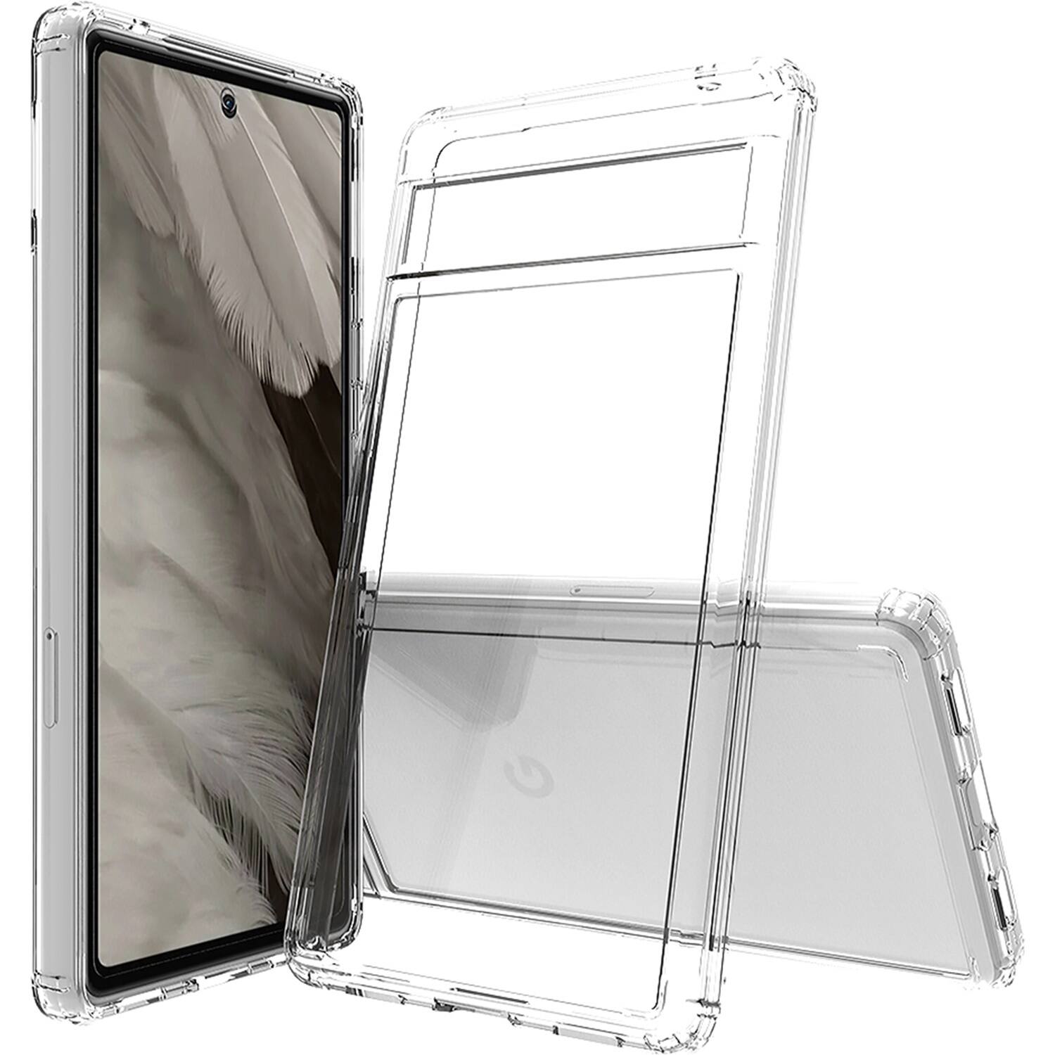 Alt View 14. SaharaCase - Hybrid-Flex Hard Shell Series Case for Google Pixel 7a - Clear.