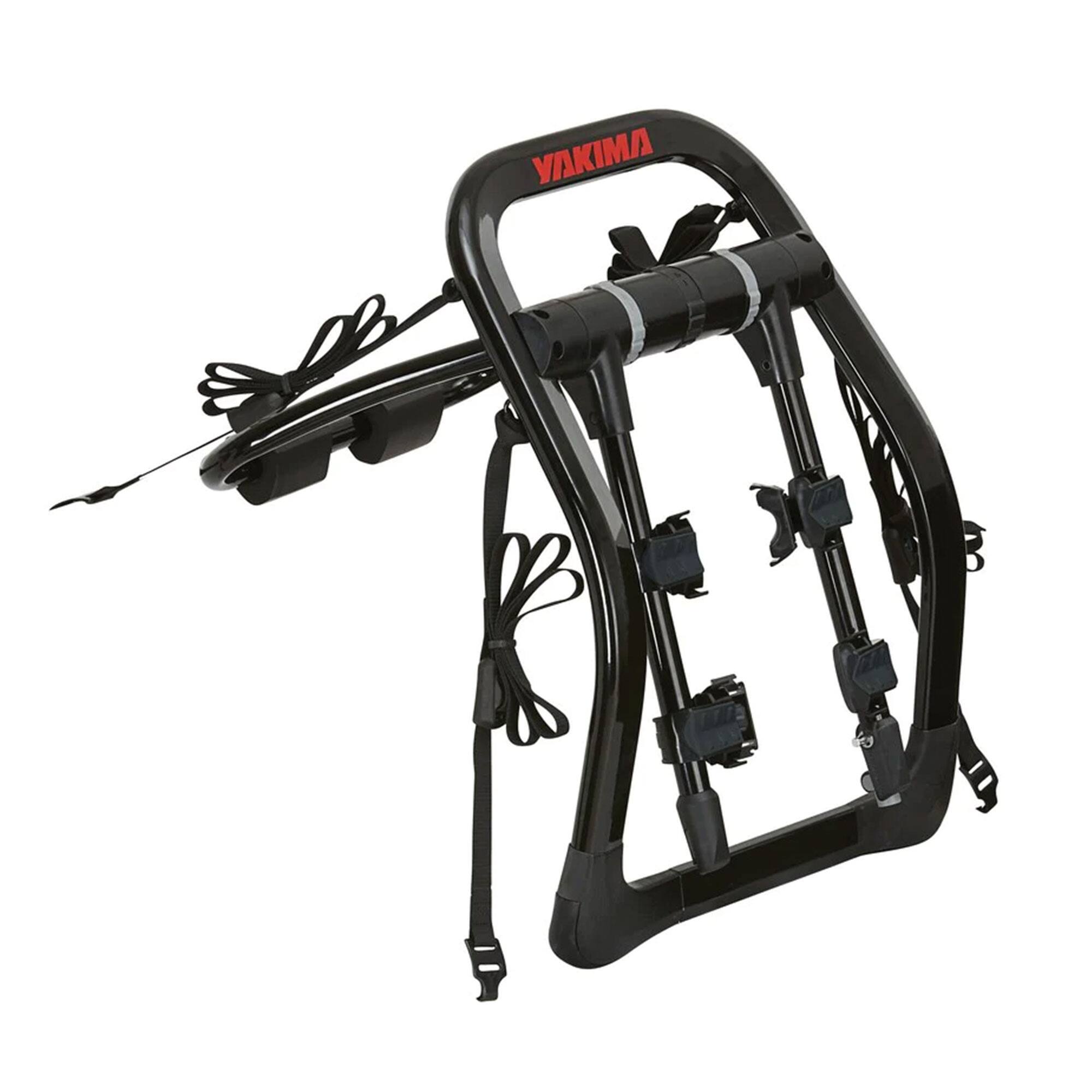 Front. Yakima - Yakima FullBack 2 Bike Capacity Trunk Bike Strap Rack with ZipStrips, Black - Black.
