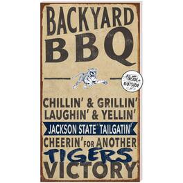 Jardine - Jackson State Tigers 11'' x 20'' Indoor/Outdoor BBQ Sign - Navy